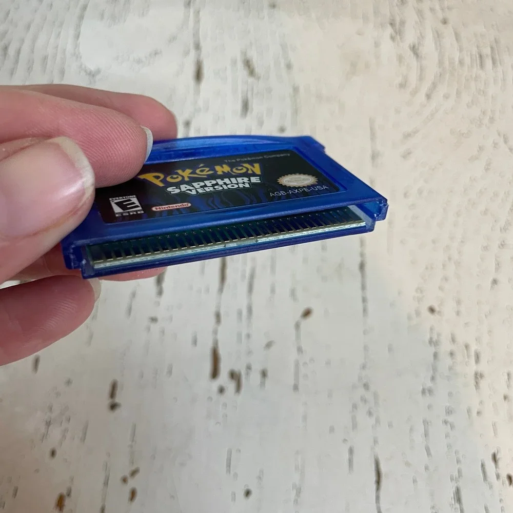 Pokemon Sapphire Version Game Boy Advance GBA Nintendo Remake Model Tested Works